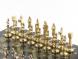 Шахматы &amp;quot;Ренессанс&amp;quot; доска 36х36 см змеевик фигуры цвет золото / серебро 119410