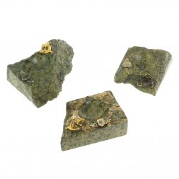 Пепельница из змеевика с ящерицей