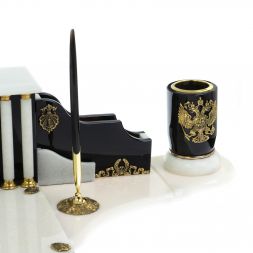 Набор из обсидиана и мрамора &amp;quot;Губернатор&amp;quot;