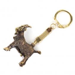 Брелок "Коза" бронза