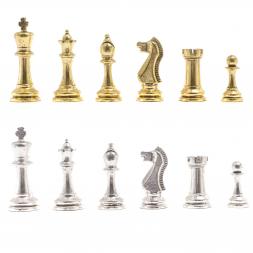 Шахматы турнирные &amp;quot;Стаунтон&amp;quot; доска 40х40 см камень змеевик