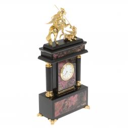 Часы "Георгий Победоносец" из родонита