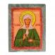 Икона настольная &amp;quot;Святая Матрона&amp;quot; камень змеевик 9х7,2х3 см 121447