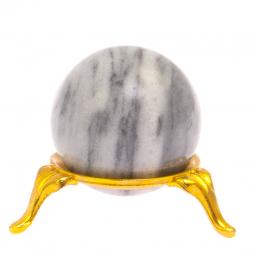 Шар из серого мрамора 4 см