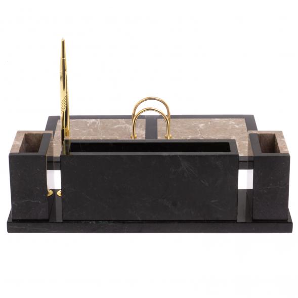 Настольный набор &amp;quot;Люкс бежевый мрамор 126462