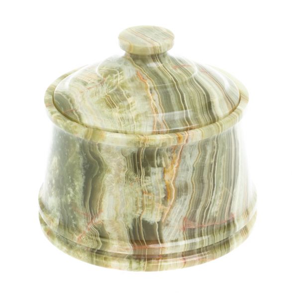 Сахарница из оникса 12,5х12,5х11 см (5,5х6) 128260