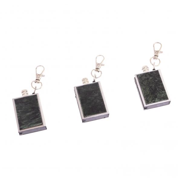 Брелок огниво &amp;quot;Вечная спичка&amp;quot; с накладкой из камня актиновит 2,8х1,3х5 см 126695