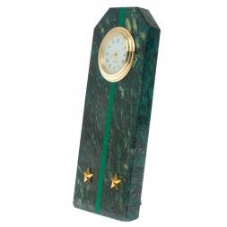 Часы-погон "Лейтенант прокуратуры РФ" камень змеевик