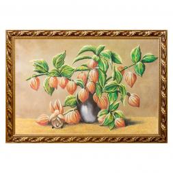 Натюрморт "Букет" багет 46х66 см, каменная крошка