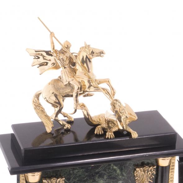 Письменный набор &amp;quot;Георгий Победоносец&amp;quot; из змеевика 122213