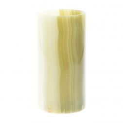 Ваза цилиндрическая из натурального оникса 10х20 см (4х8)