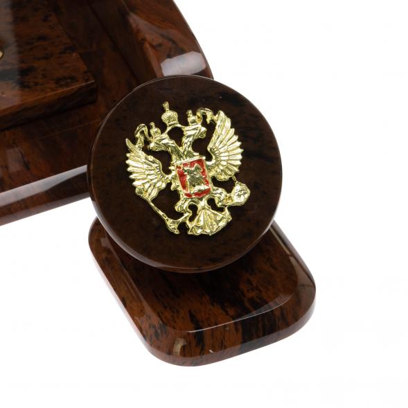 Письменный набор &amp;quot;Премиум&amp;quot; камень обсидиан 121966