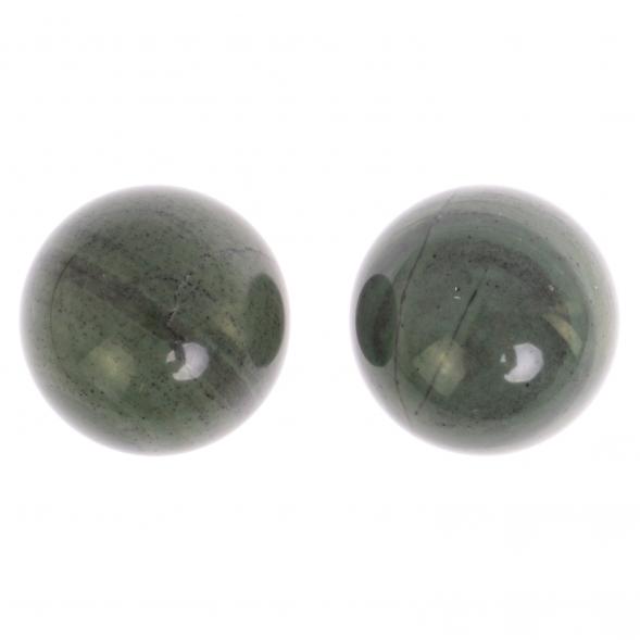 Шары для массажа 4,5 см 2 шт из офиокальцита 125173