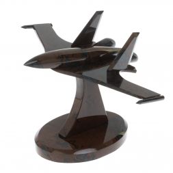 Сувенир &amp;quot;Самолет СУ - 30 у&amp;quot; из коричнево-серого обсидиана