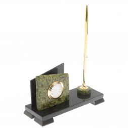 Настольный мини-набор из змеевика