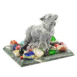 Сувенир &amp;quot;Волчонок&amp;quot; из мрамолита