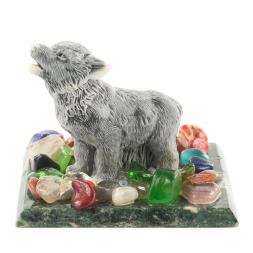 Сувенир &amp;quot;Волчонок&amp;quot; из мрамолита