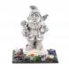 Статуэтка &amp;quot;Гном со светильником&amp;quot; из мрамолита на подставке из камня 121543