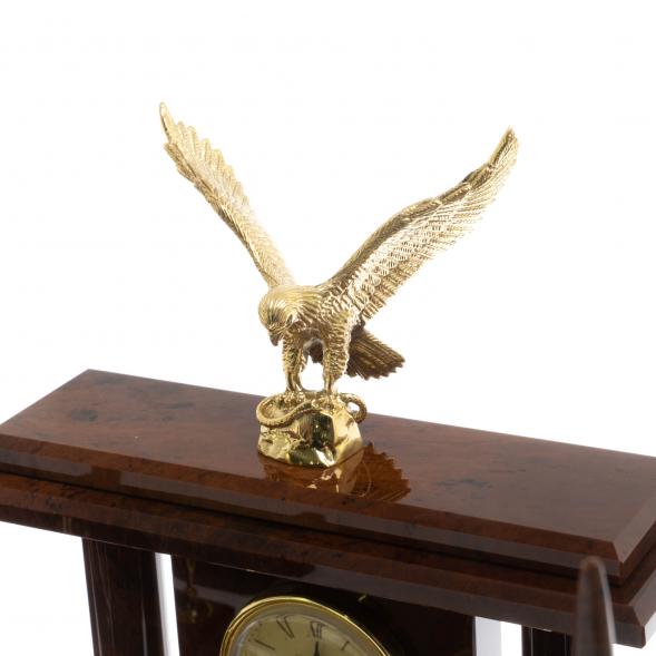 Письменный набор &amp;quot;Горный орел&amp;quot; камень обсидиан 122215