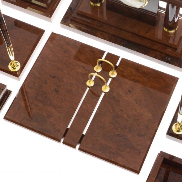 Письменный набор &amp;quot;Горный орел&amp;quot; камень обсидиан 122215