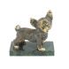 Статуэтка из бронзы &amp;quot;Чихуахуа&amp;quot; змеевик 128267