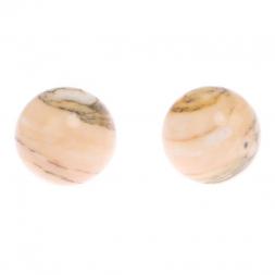 Шары для массажа 3,5 см 2 шт из газганского мрамора