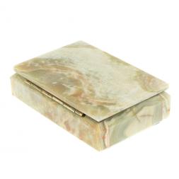 Шкатулка из оникса 15х10,5х5 см (4х6)