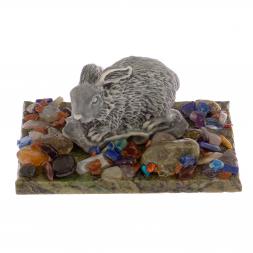 Сувенир "Кролик" из мрамолита