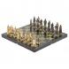 Шахматы настольные &amp;quot;Богатыри&amp;quot; змеевик бронза 40х40 см 119025