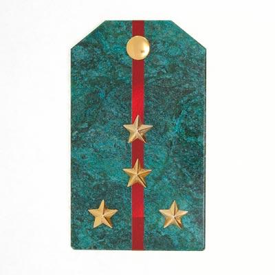 Сувенирный магнит &amp;quot;Погон Капитан ВС&amp;quot; камень змеевик 113866