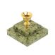 Подсвечник церковный из змеевика 4,5х4,5х3 см 127876