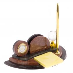 Настольный мини-набор &amp;quot;Глобус&amp;quot; для бумаг лемезит