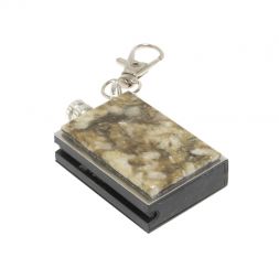 Брелок огниво &amp;quot;Вечная спичка&amp;quot; с накладкой из камня жельбертит