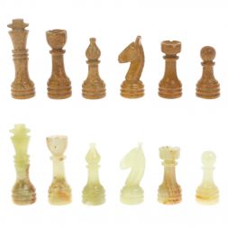 Шахматы "Статус" доска 30х30 см ракушечник оникс