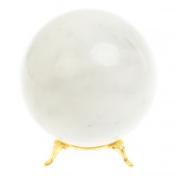 Шар из белого мрамора 9 см