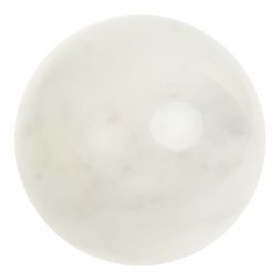 Шар из белого мрамора 9 см