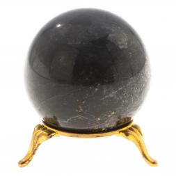 Шар из родонита черный 5,5 см