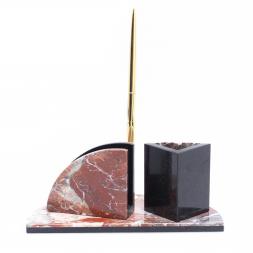 Визитница с карандашницей из креноида