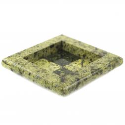 Подарочный набор Пепельница с зажигалкой из змеевика