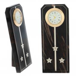 Часы погон "Старший лейтенант" камень обсидиан