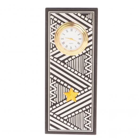 Часы &amp;quot;Погон генерал&amp;quot; цвет серебро камень змеевик прямоугольные 113532