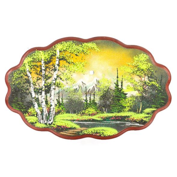 Панно с рисунком из каменной крошки &amp;quot;Летняя ночь&amp;quot; 45х29 см 119597