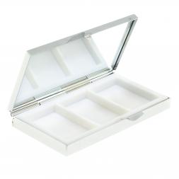 Таблетница на 3 отделения камень содалит цвет серебро