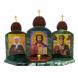 Икона &amp;quot;Триптих&amp;quot; змеевик, лемезит 33,5х9,5х24 см 124823