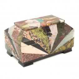 Ларец из камня Мозаика большой 22х13х12 см