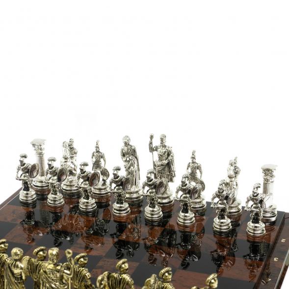 Шахматы &amp;quot;Древний Рим&amp;quot; доска из обсидиана 40х40 см 128353