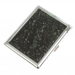 Портсигар на 10 сигарет с зажигалкой камень мусковит