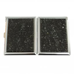 Портсигар на 10 сигарет с зажигалкой камень мусковит