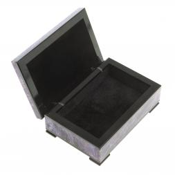 Шкатулка из чароита &amp;quot;Гармония&amp;quot; 10,5х7х4 см