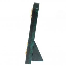 Часы "Погон старший лейтенант МЧС" камень змеевик